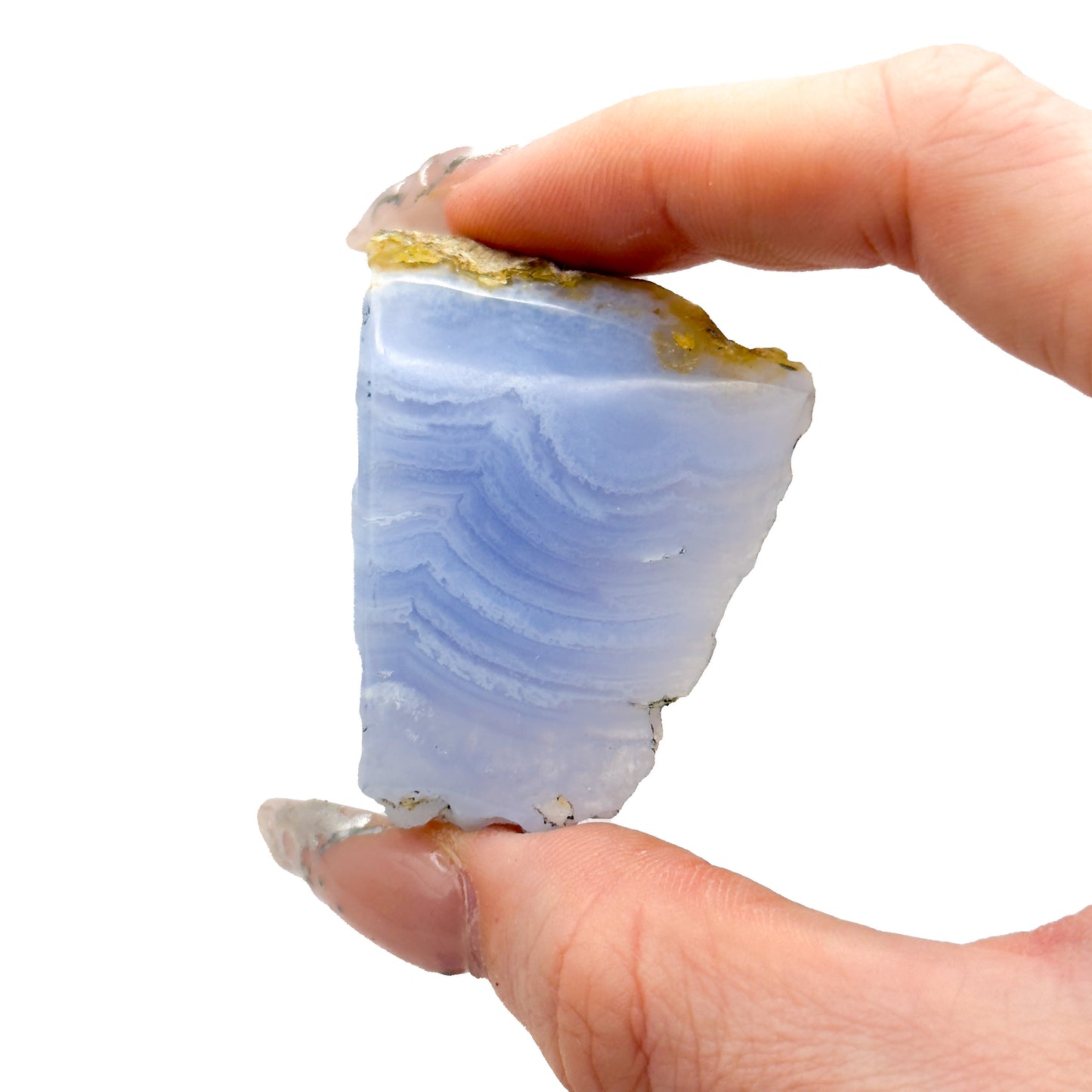 Blue Lace Agate (Semi Polished)