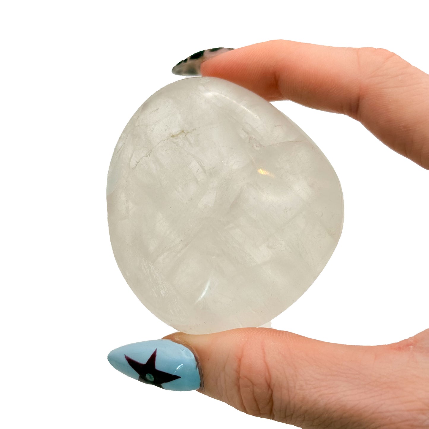Clear Quartz Palm Stones
