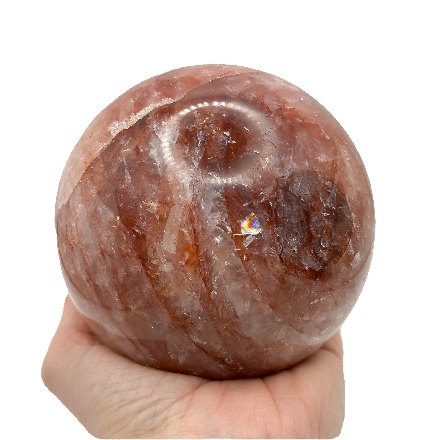 Fire Quartz Spheres