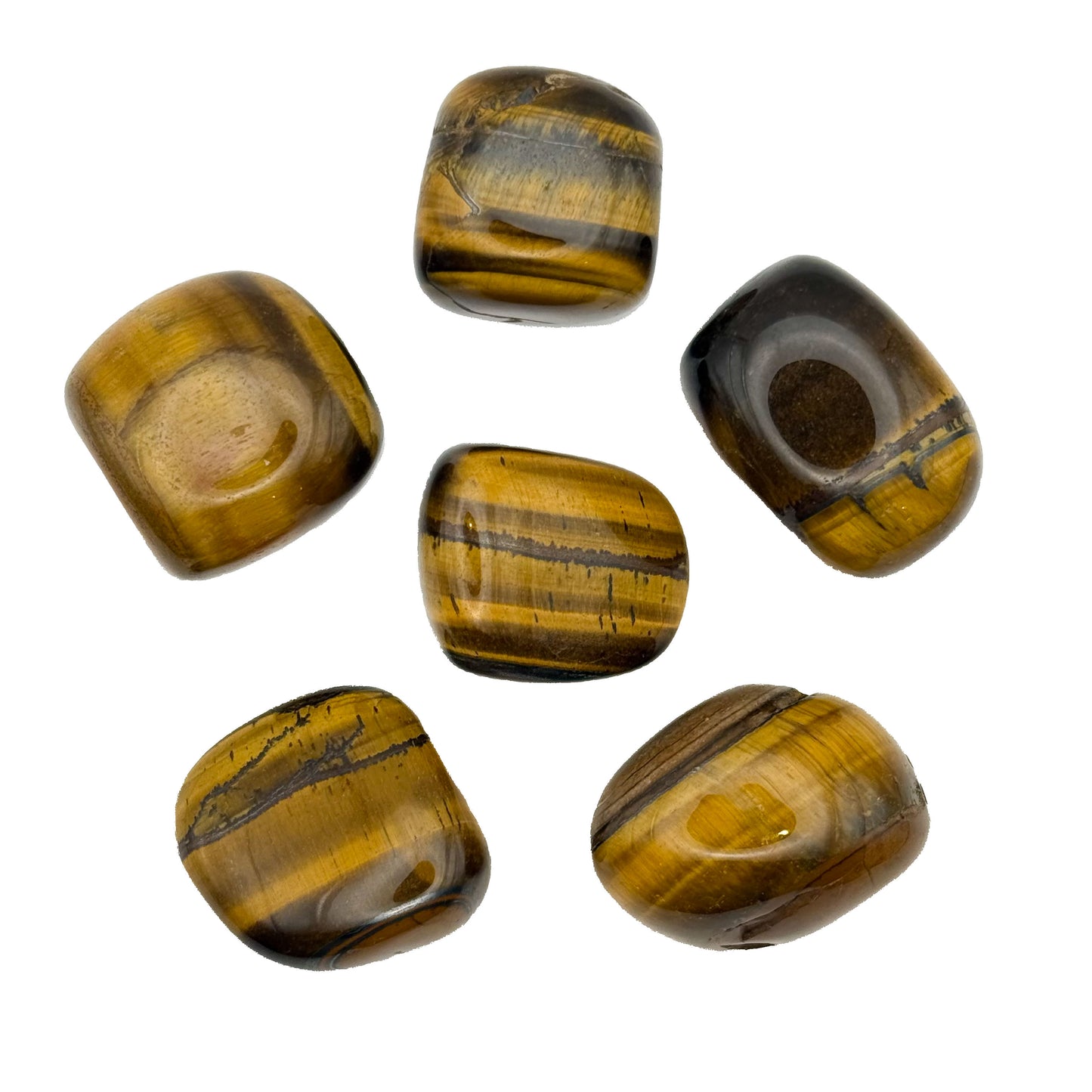 Yellow Tigers Eye Tumbles