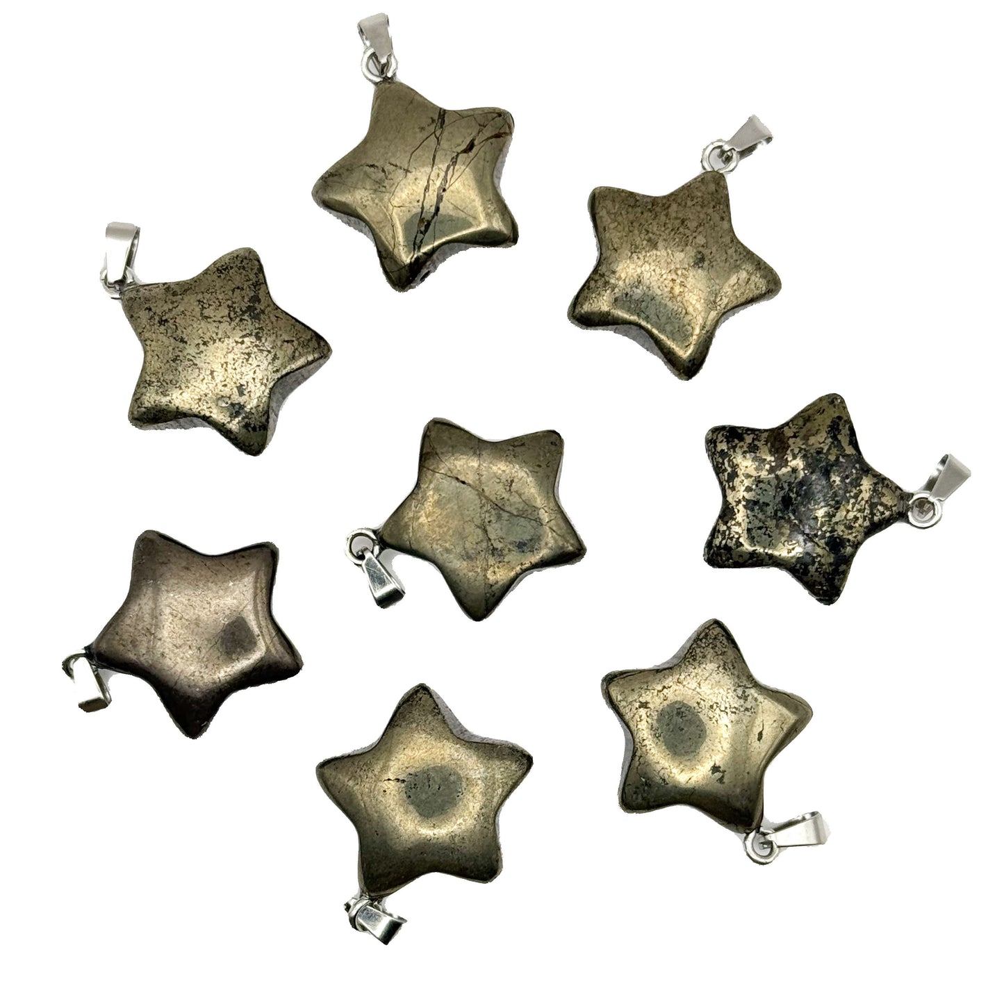 Pyrite Star Pendant