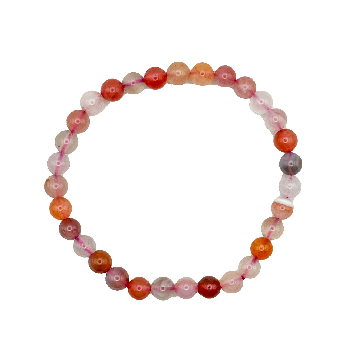 Apricot Agate Bracelet 6mm