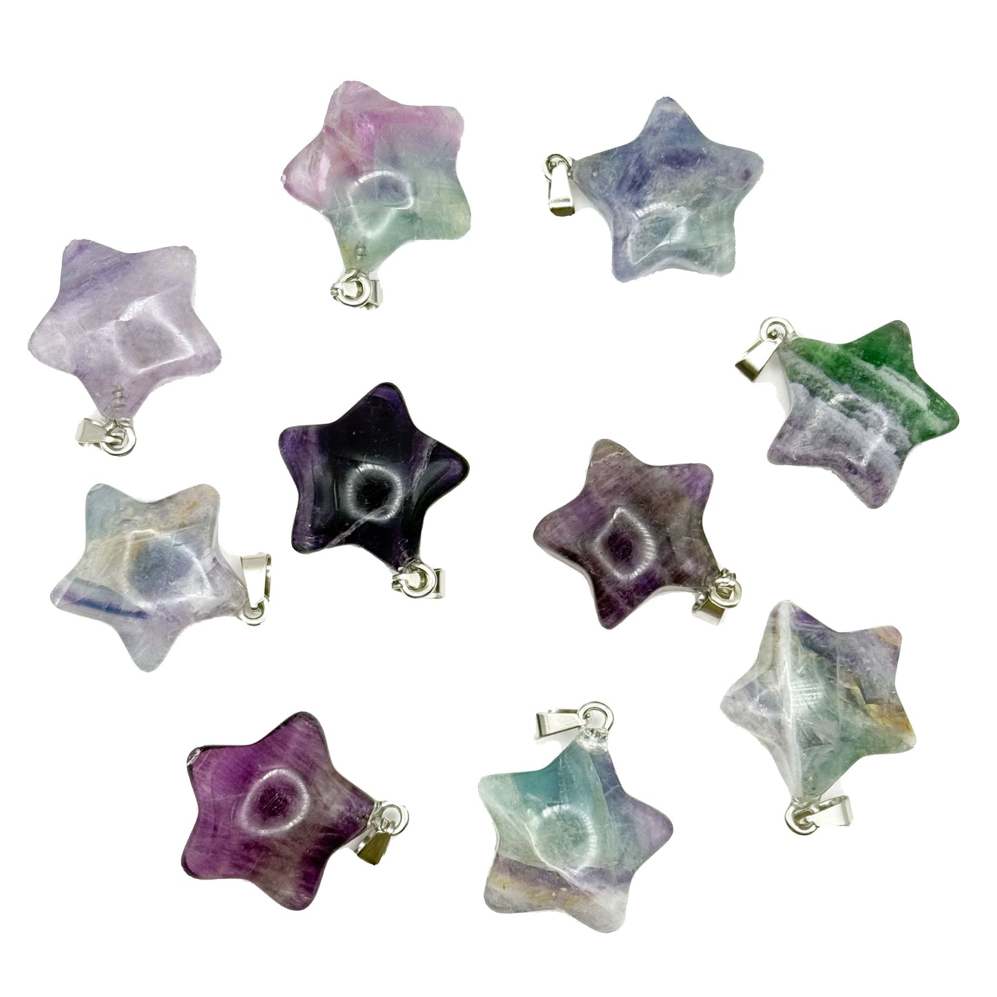 Fluorite Star Pendant