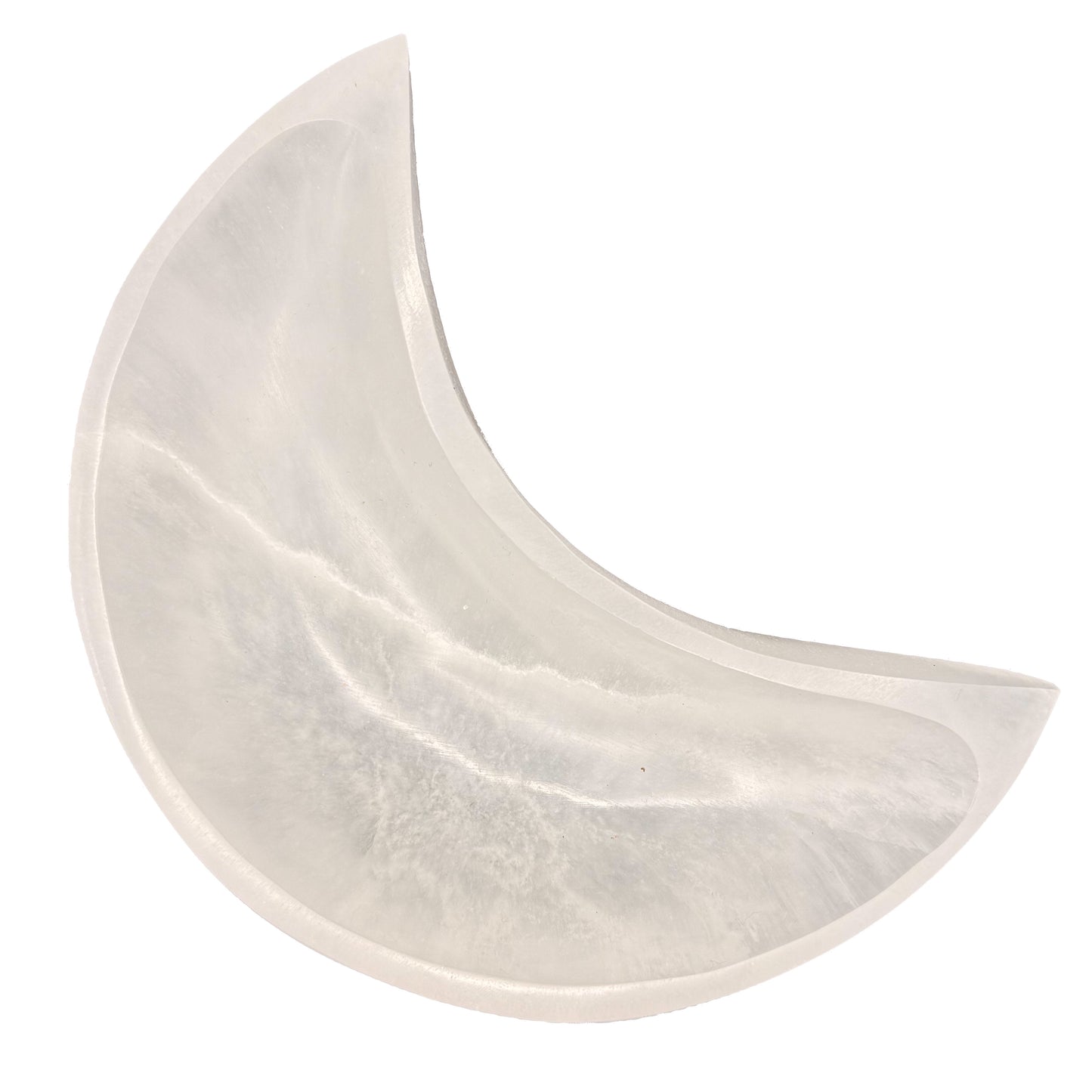 Selenite Moon Bowls