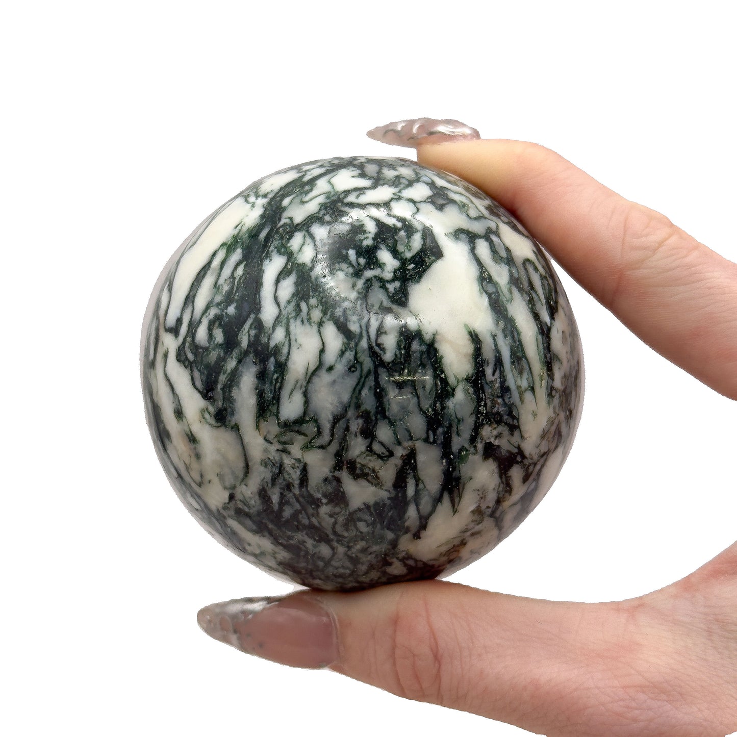 Moss Agate Sphere