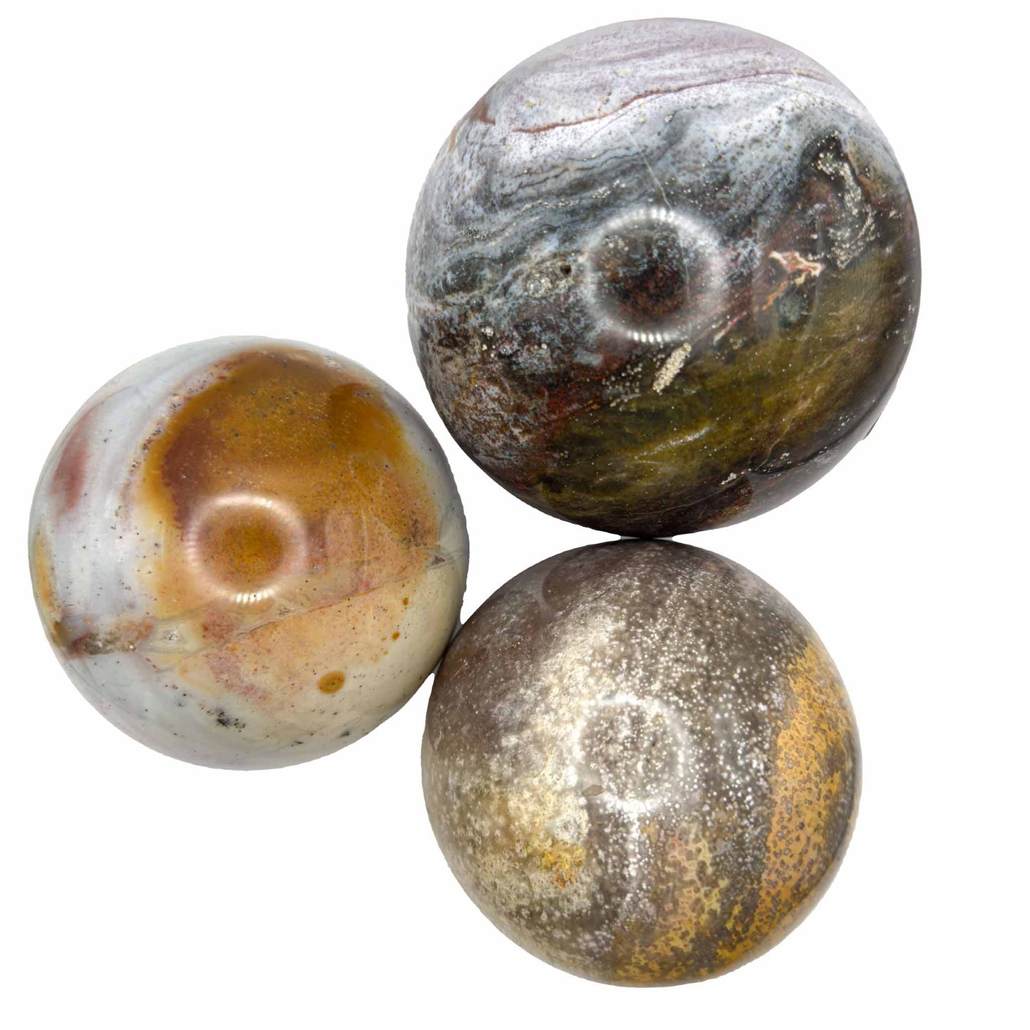 Ocean Jasper Spheres