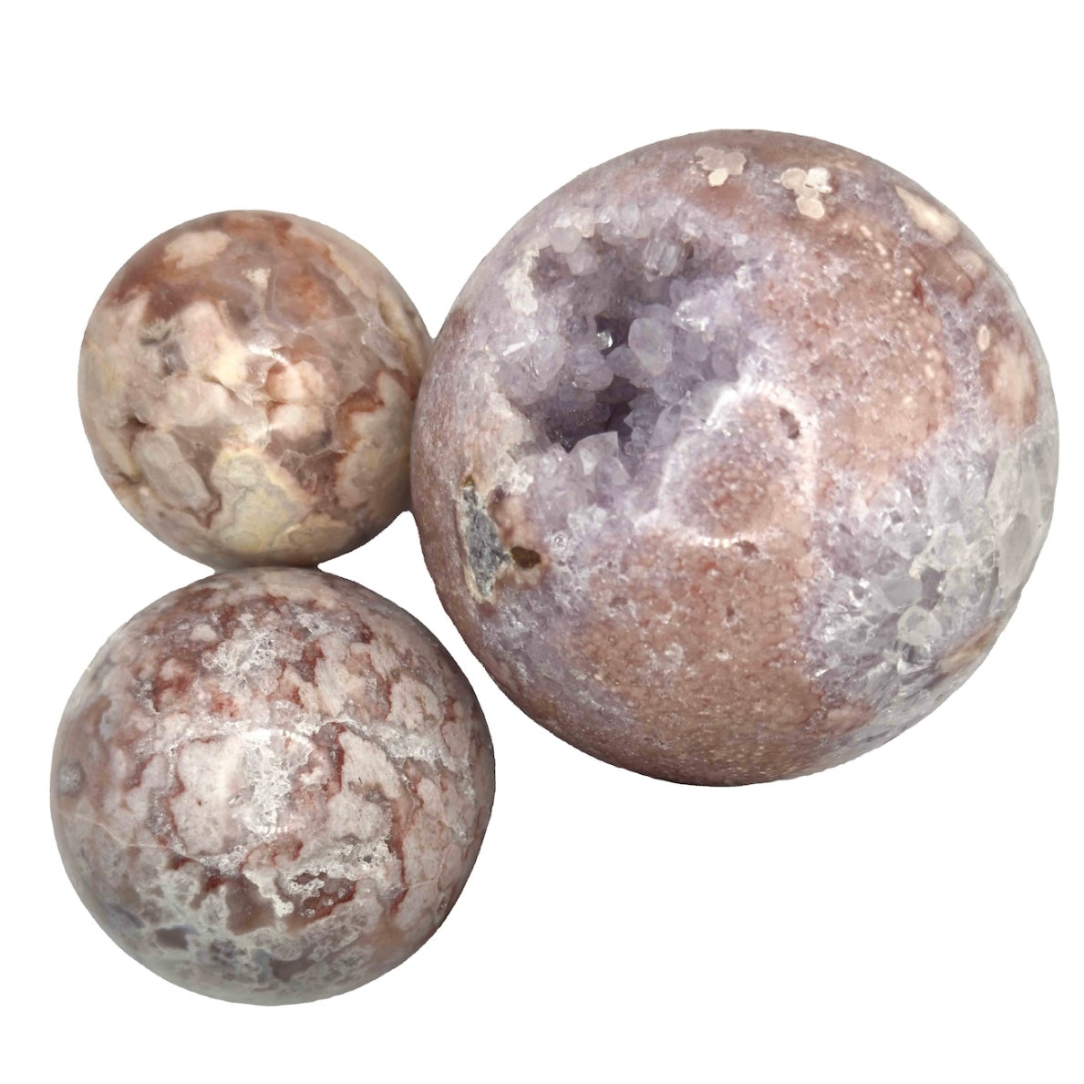 Pink Amethyst Spheres