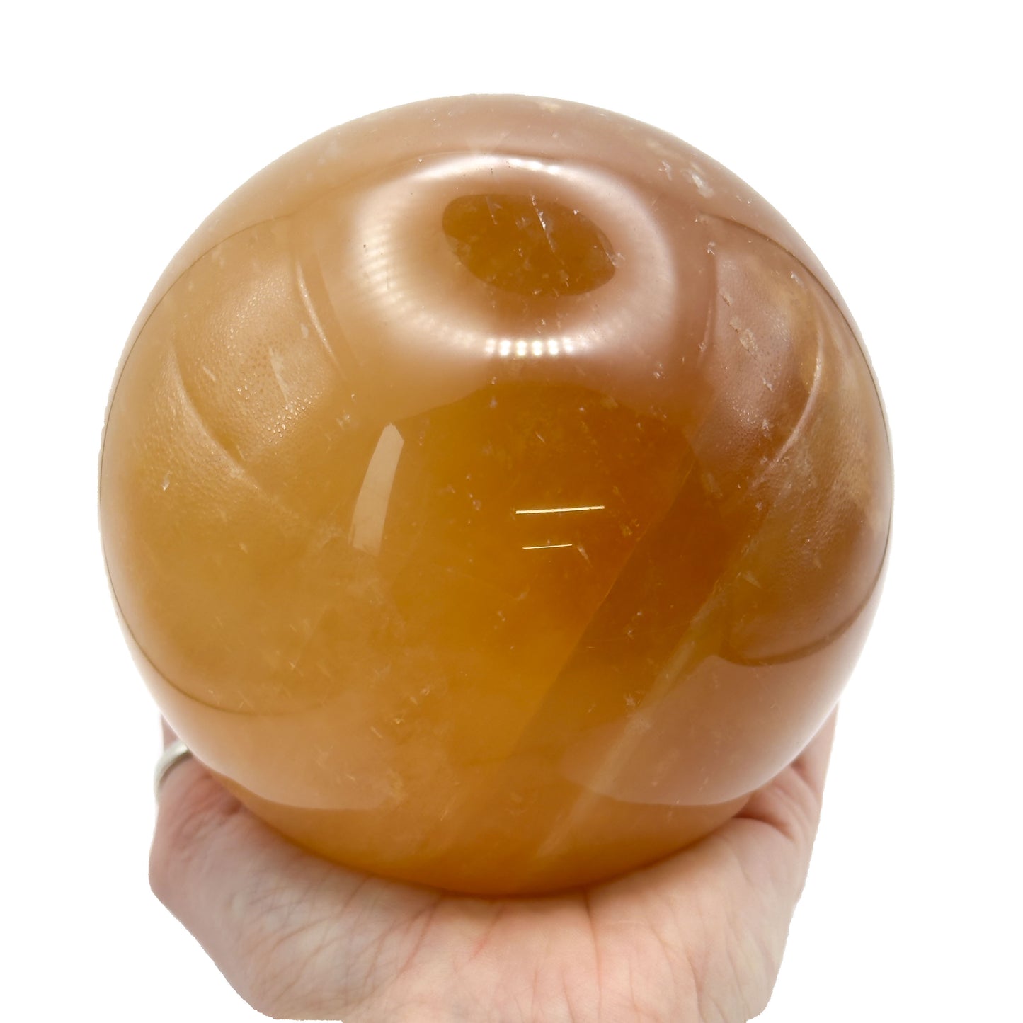 Golden Calcite Spheres