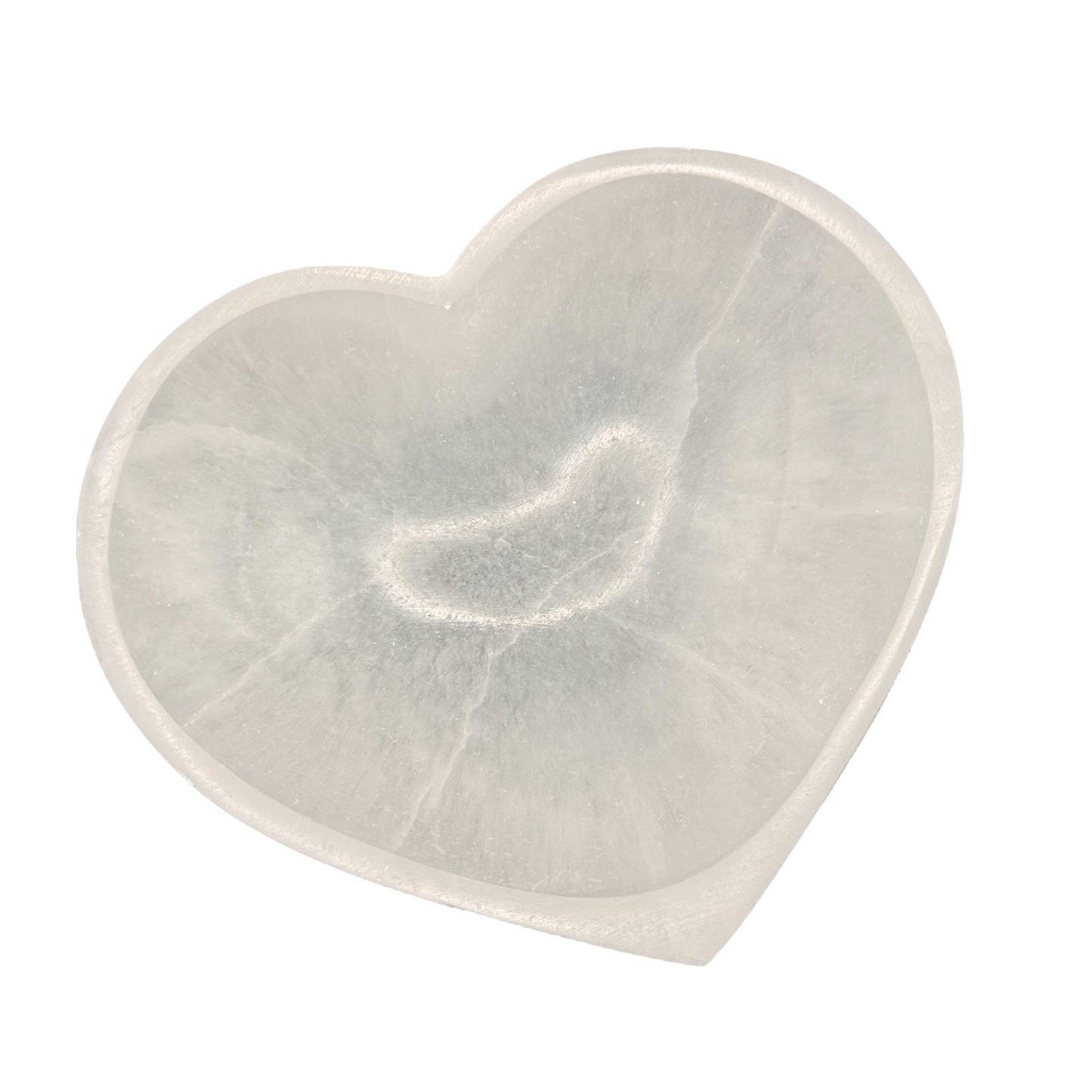 Selenite Heart Bowls (Large)