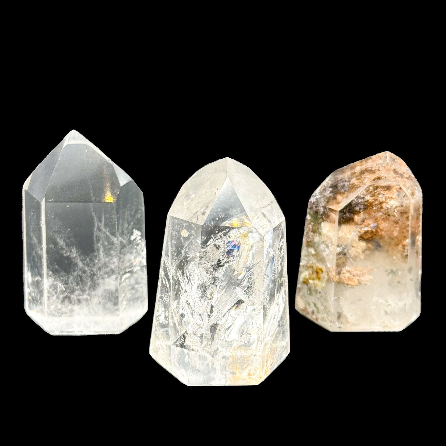 Clear Quartz Towers