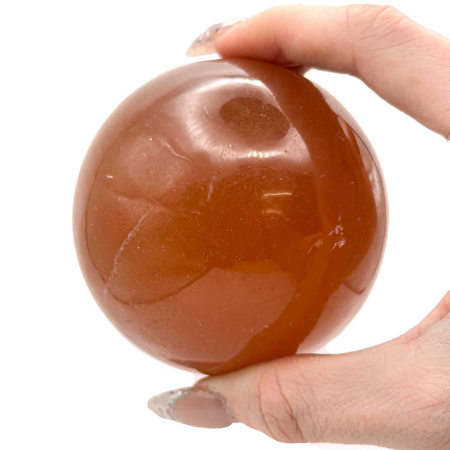 Honey Calcite Spheres