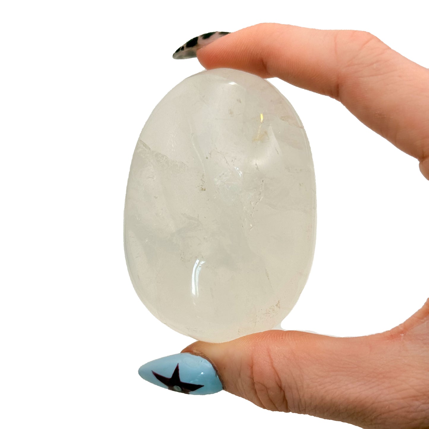 Clear Quartz Palm Stones
