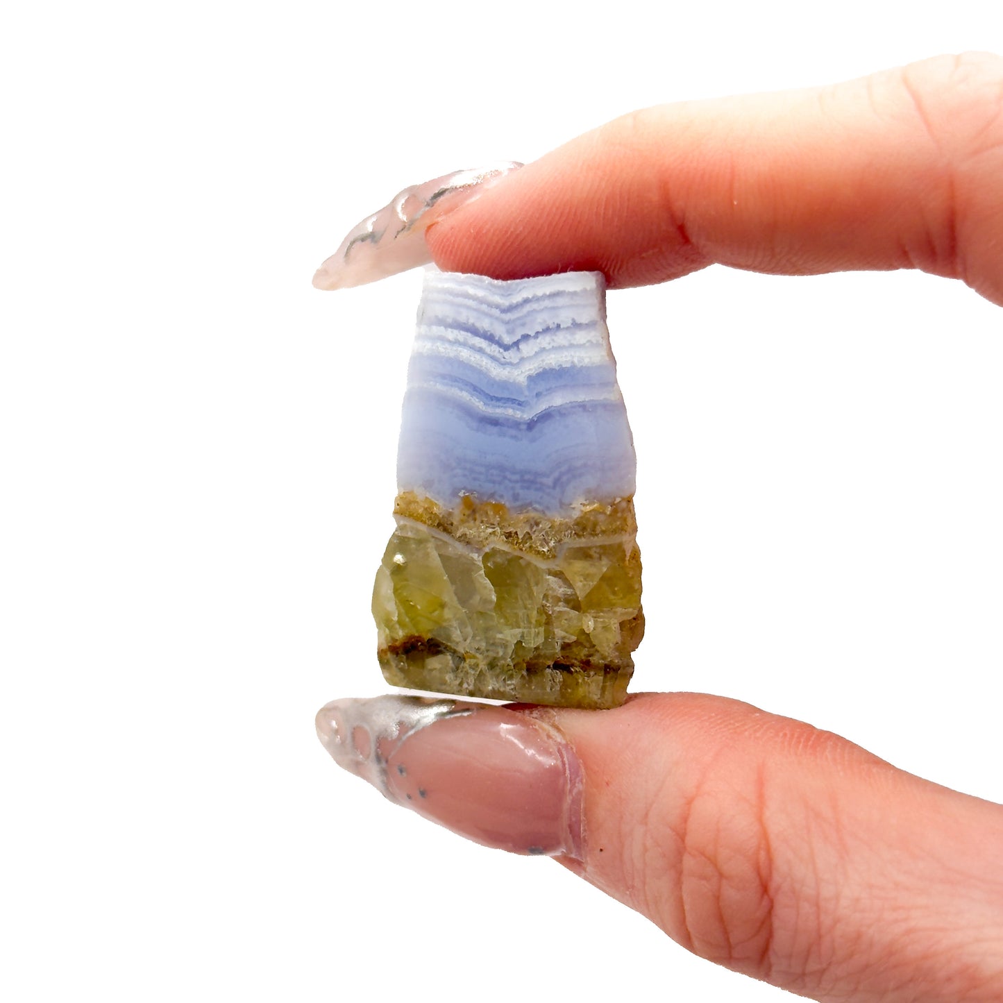 Blue Lace Agate (Semi Polished)