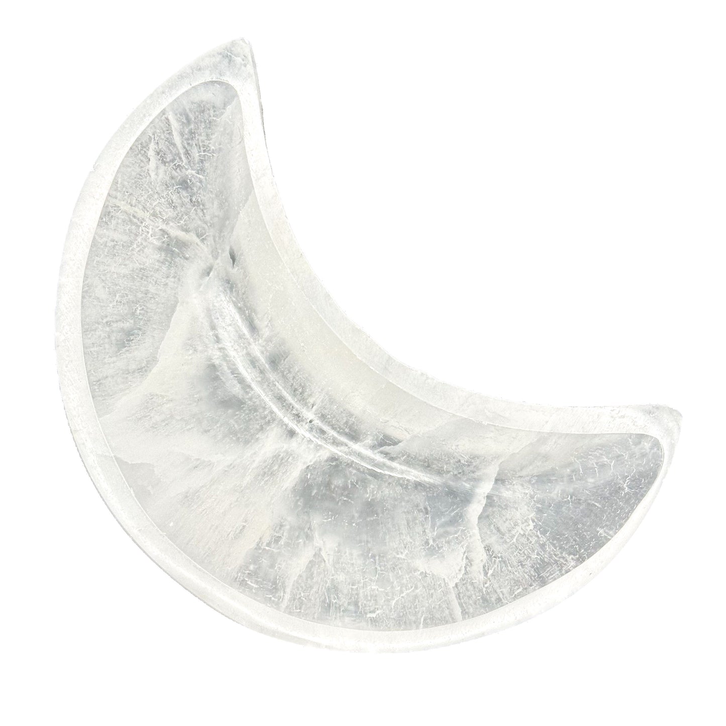 Selenite Moon Bowls