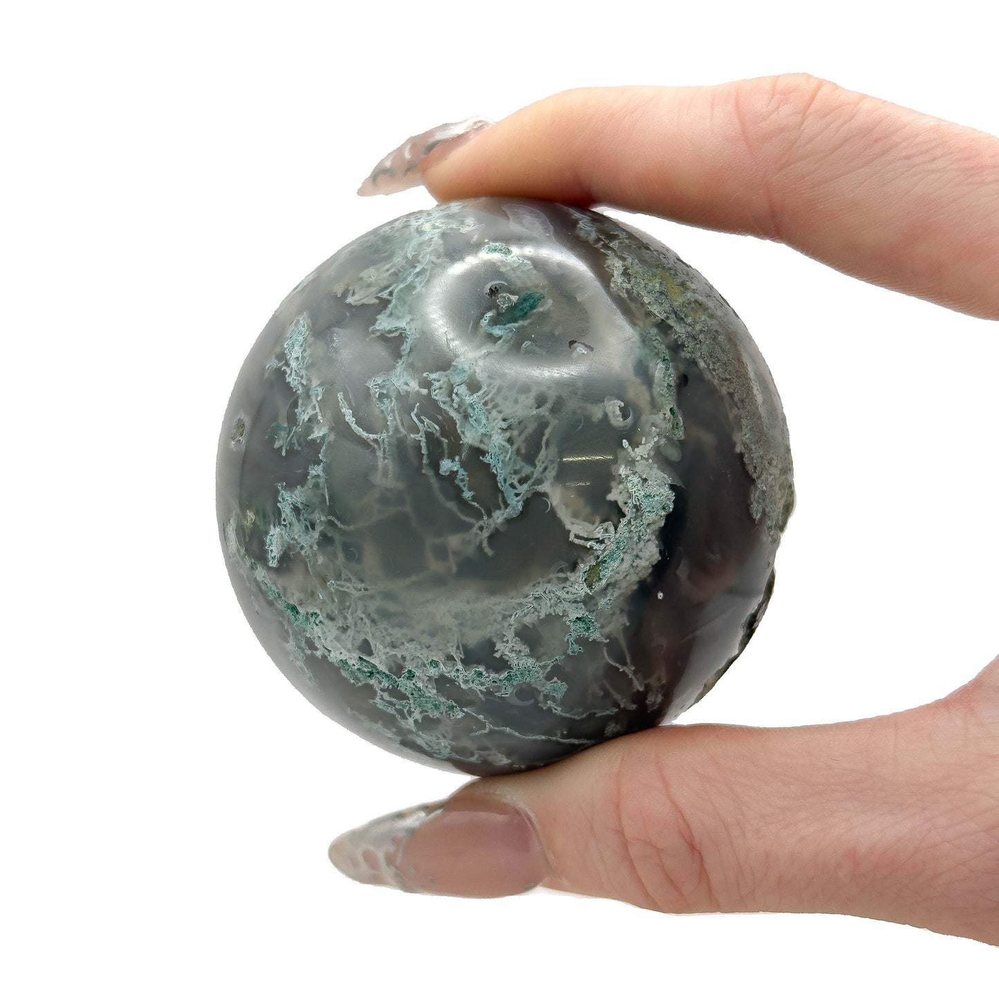 Moss Agate Sphere
