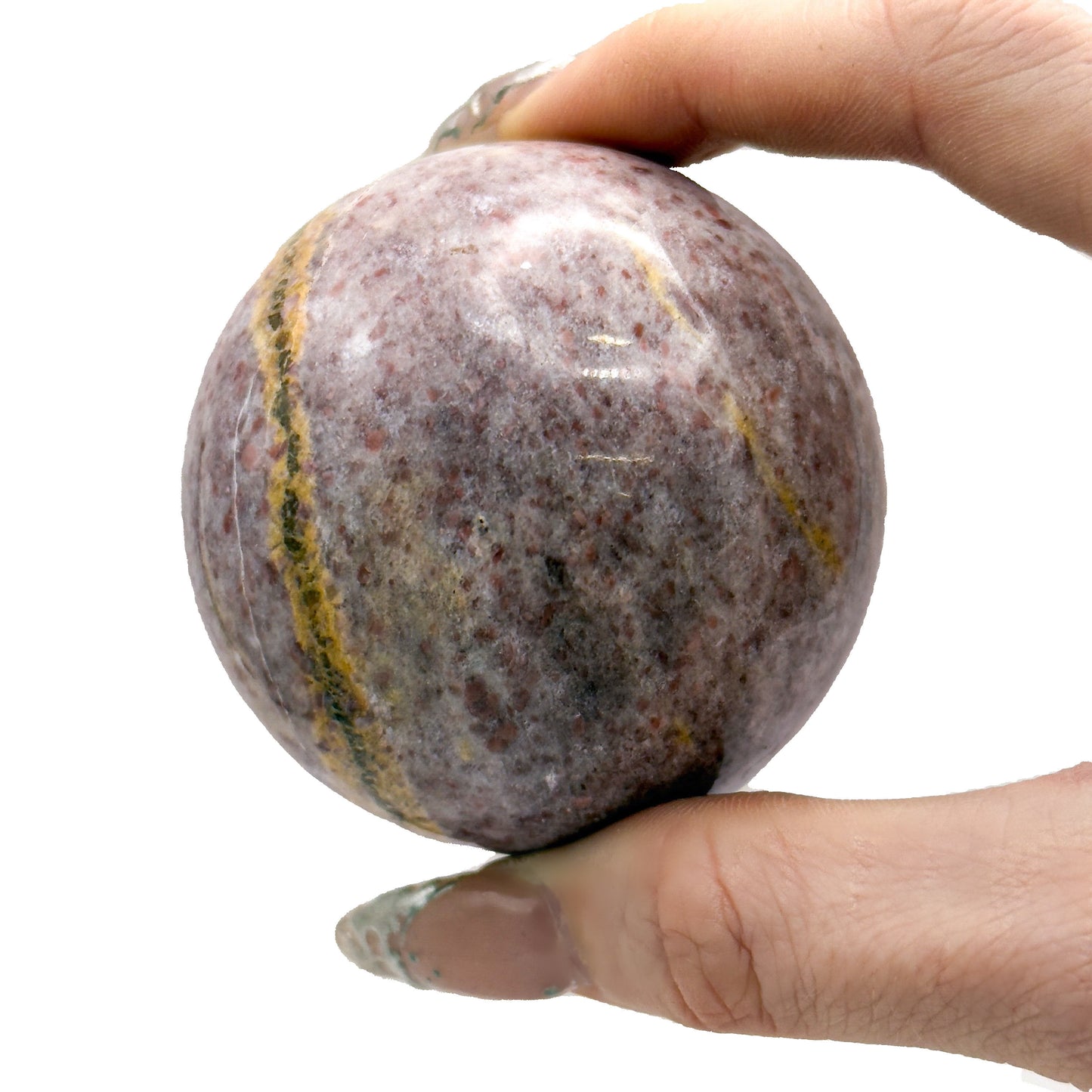 Strawberry Jaspar Spheres