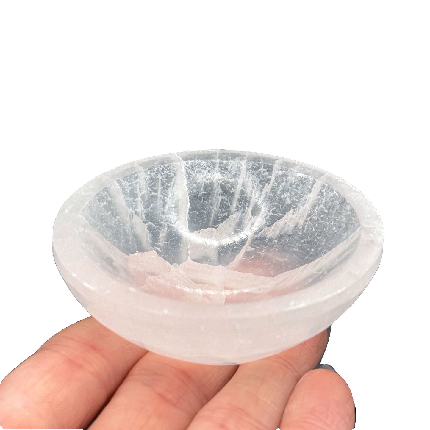 Selenite MINI Circle Bowls