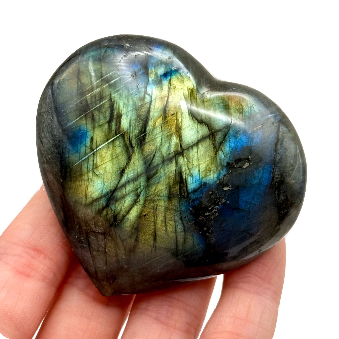 Labradorite Hearts