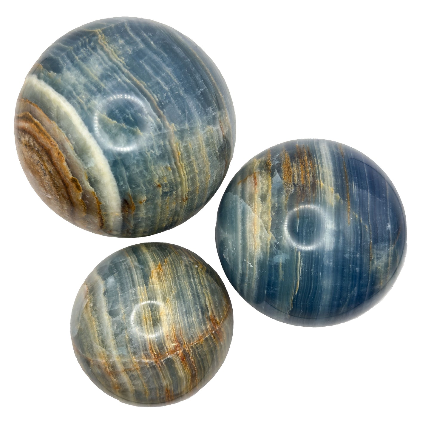 Blue Onyx Spheres