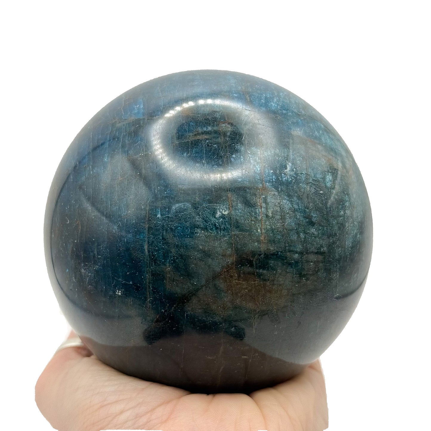 Blue Apatite Spheres