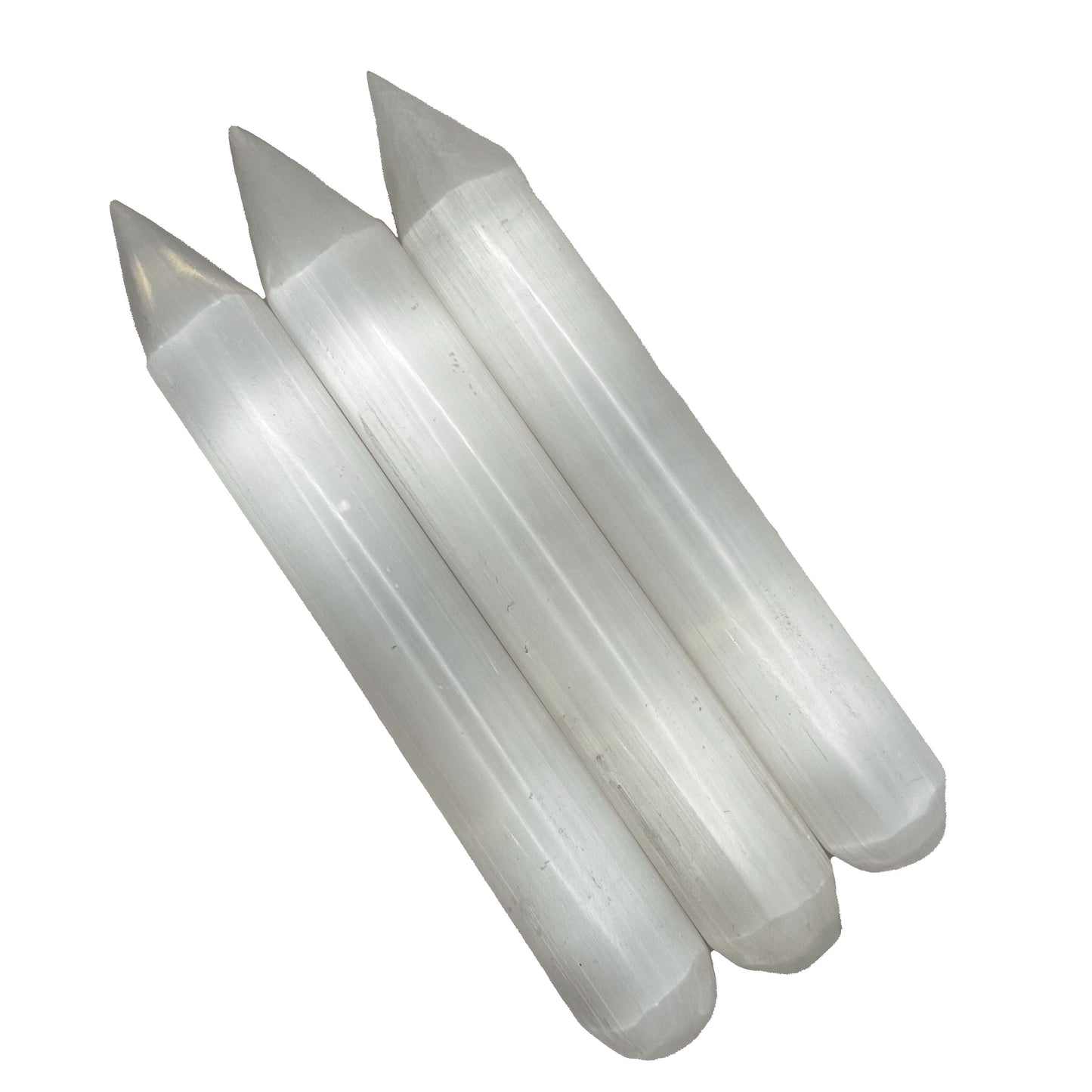 Selenite Massage Stick Point