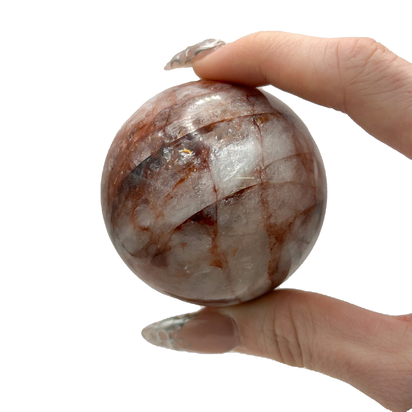 Fire Quartz Spheres