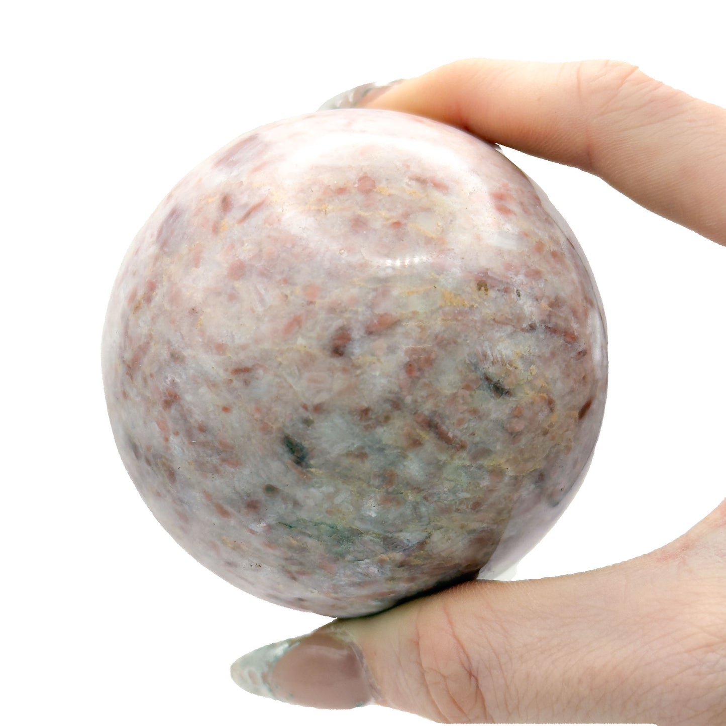 Strawberry Jaspar Spheres