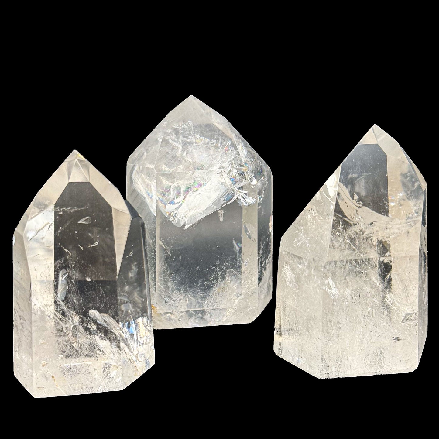 Clear Quartz Towers