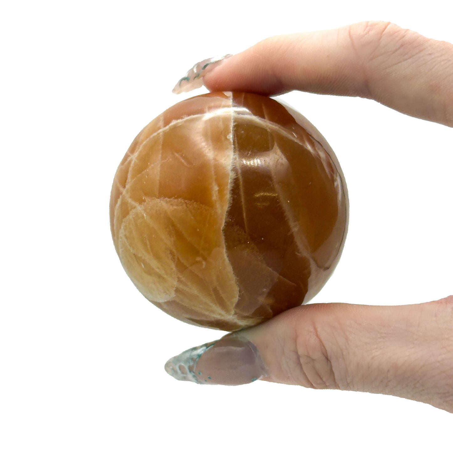 Honey Calcite Spheres