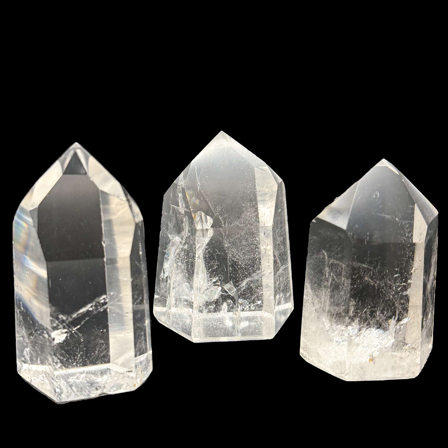Clear Quartz Towers