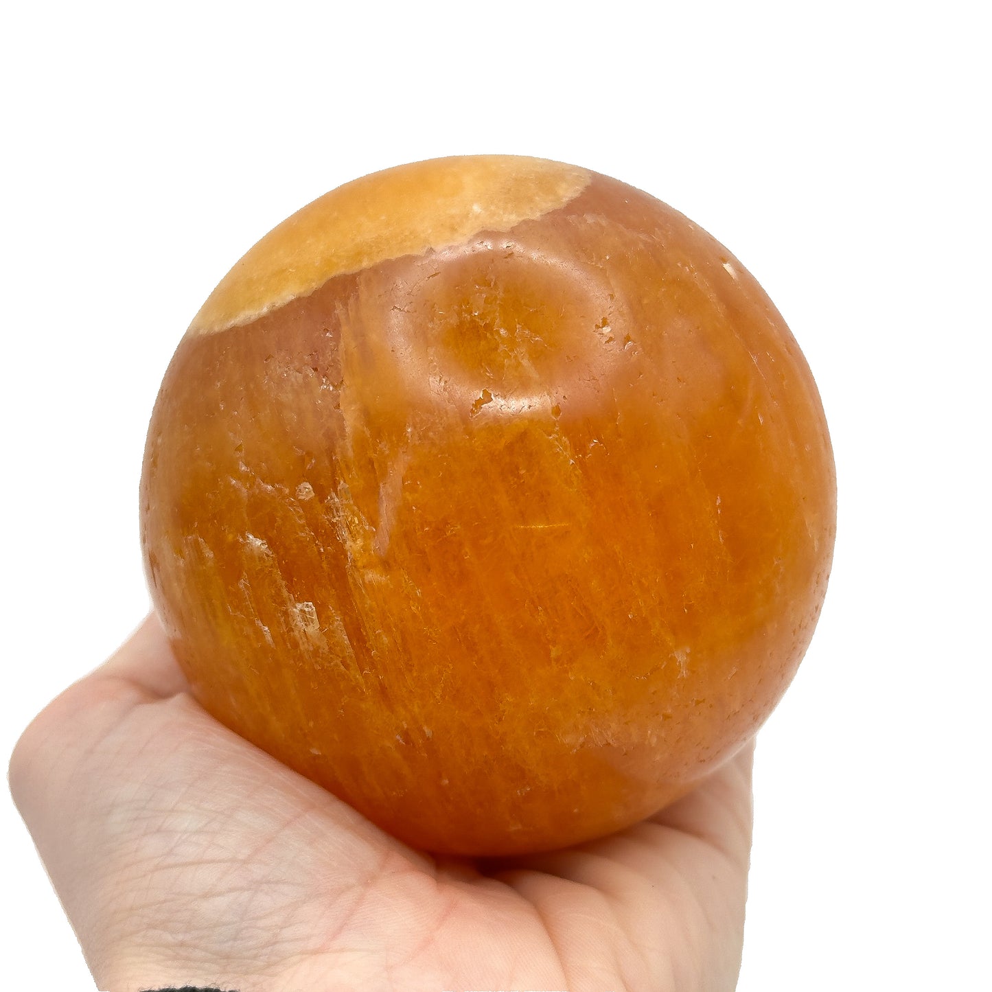Orange Calcite Spheres
