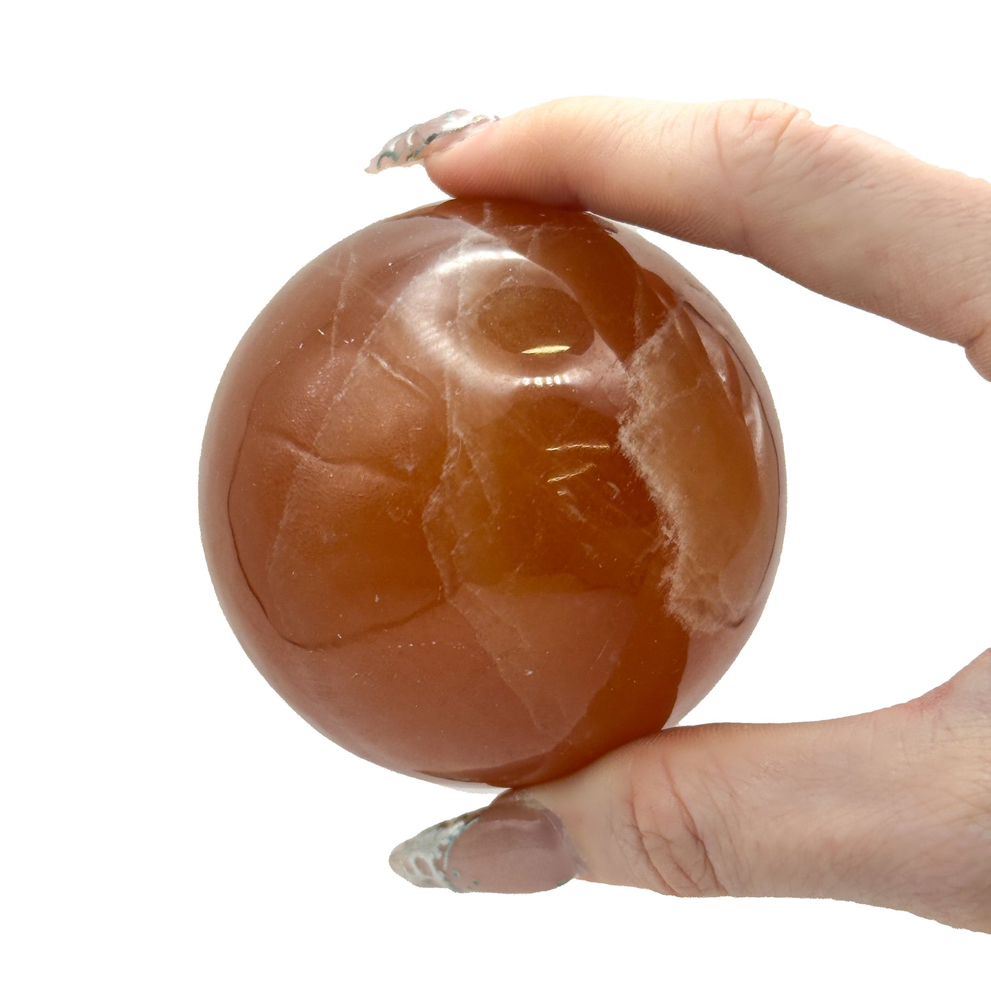Honey Calcite Spheres