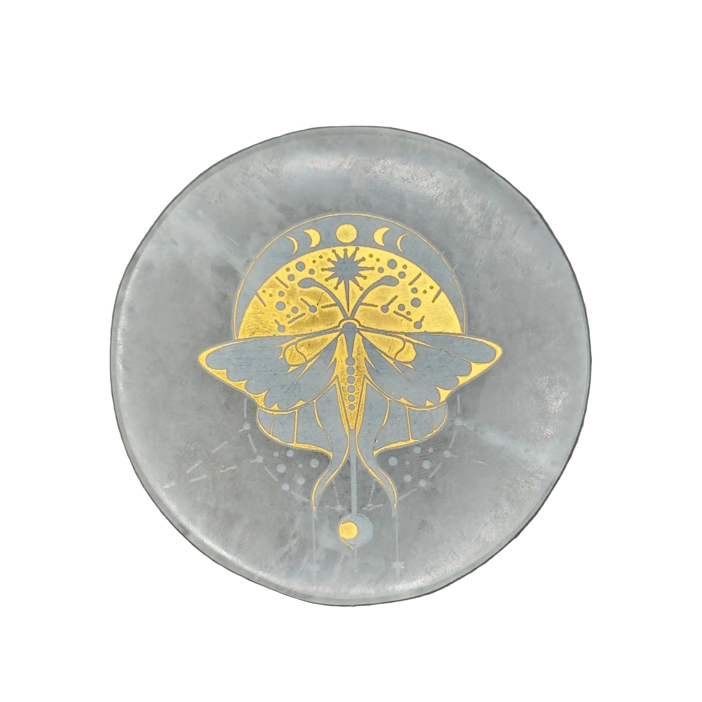 Selenite Moth Plate