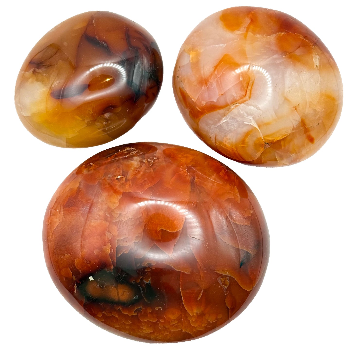 Carnelian Palm Stones