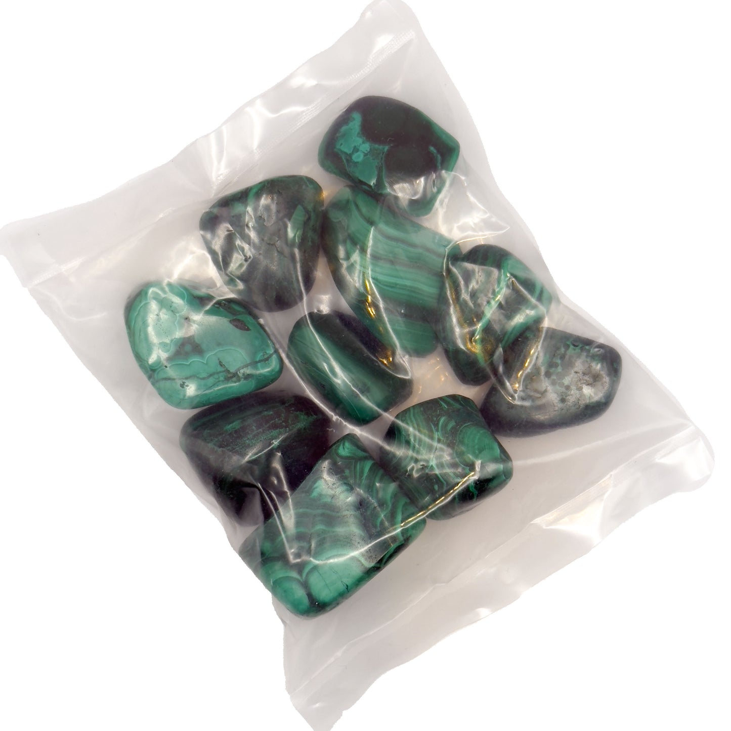 Malachite Tumble Stones