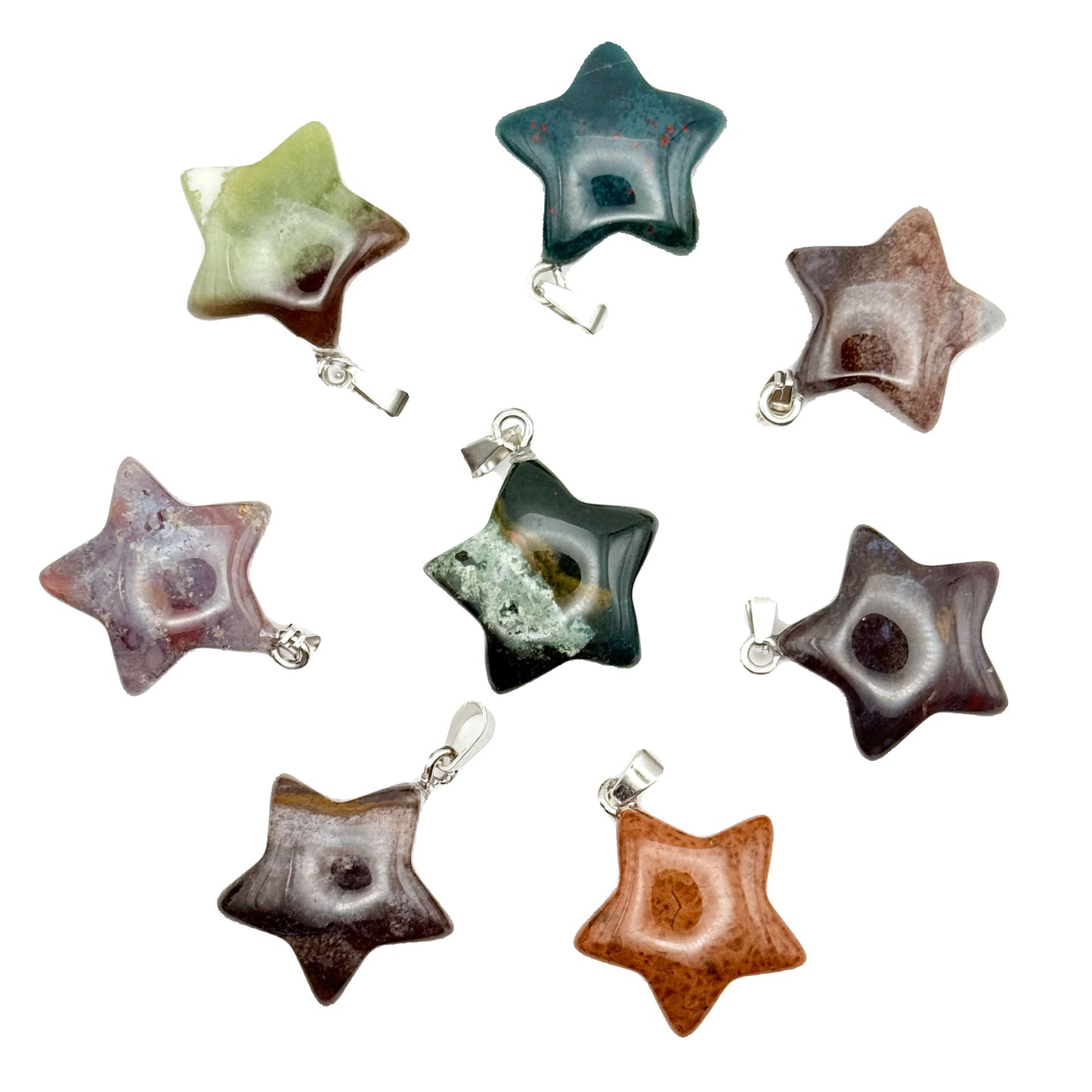 Ocean Jasper Star Pendant