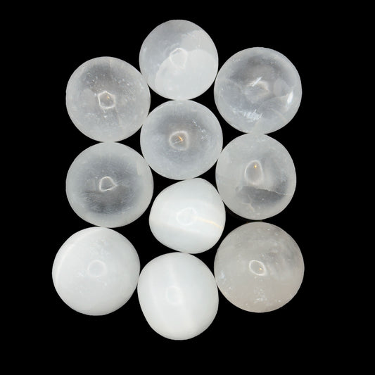 Selenite Tumbles (Mini Spheres)