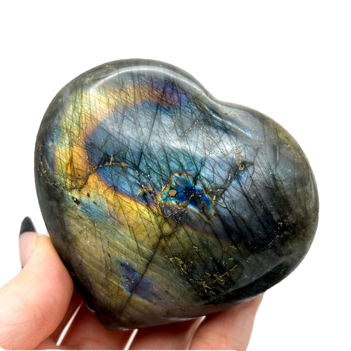 Labradorite Hearts