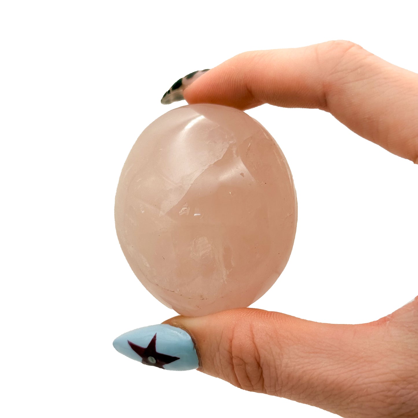 Rose Quartz Palm Stones