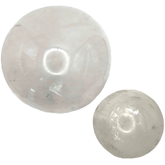 Optical White Calcite Sphere
