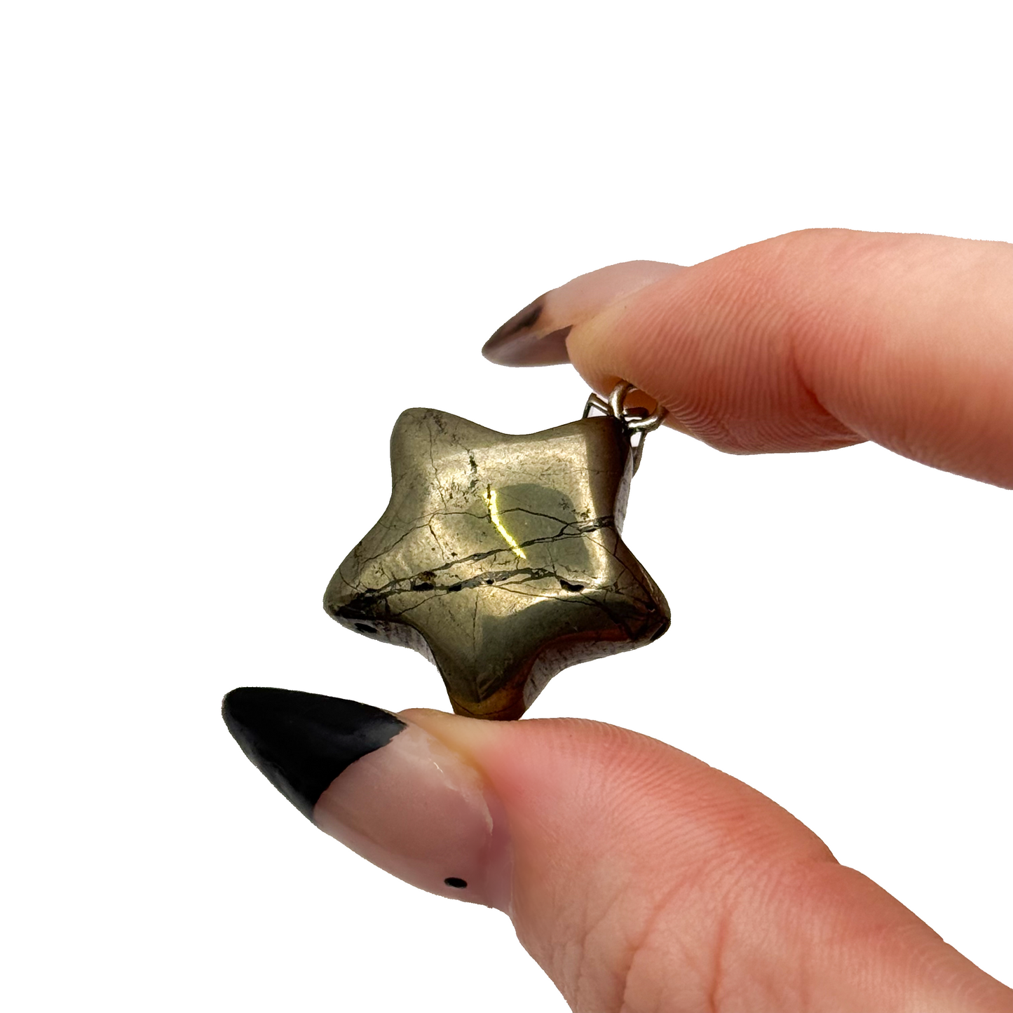 Pyrite Star Pendant