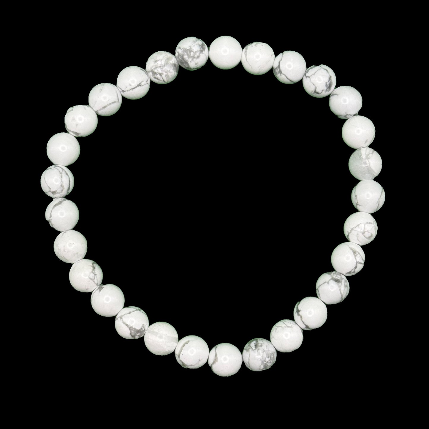 Howlite Bracelet 6mm