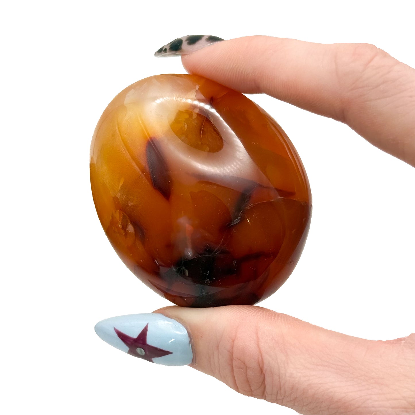 Carnelian Palm Stones
