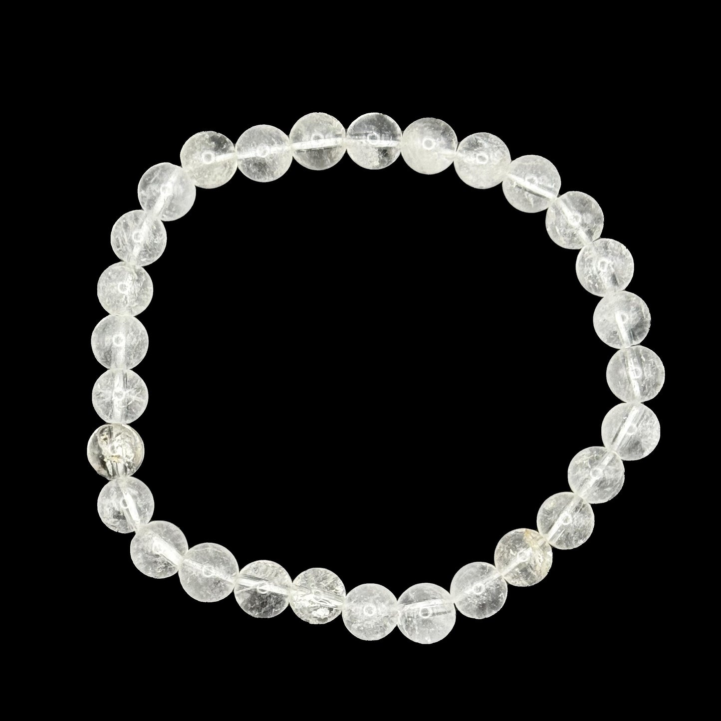 Clear Quartz Bracelet 6mm