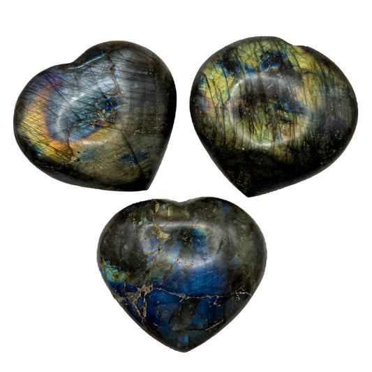Labradorite Hearts