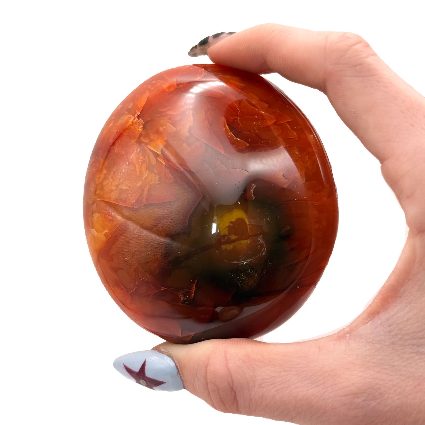 Carnelian Palm Stones