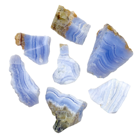 Blue Lace Agate (Semi Polished)