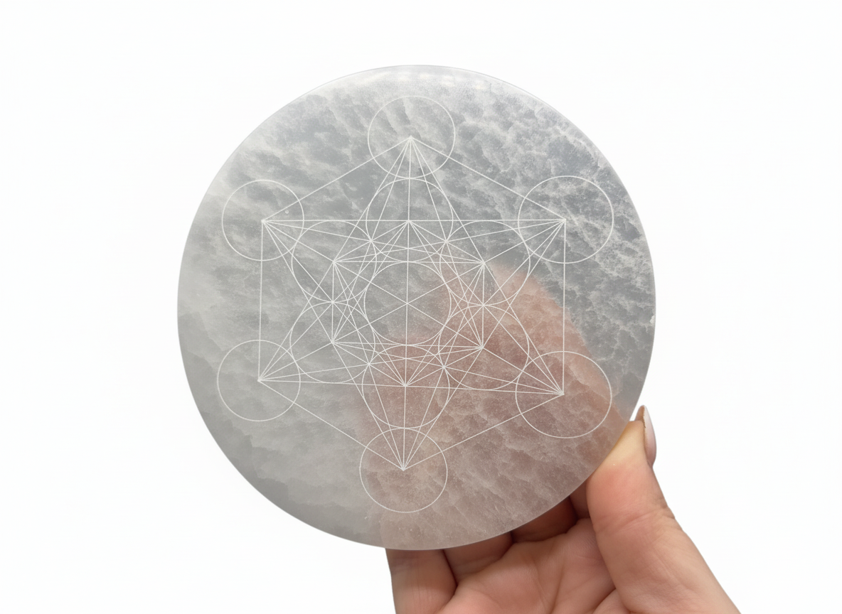 Selenite Metradon Plate