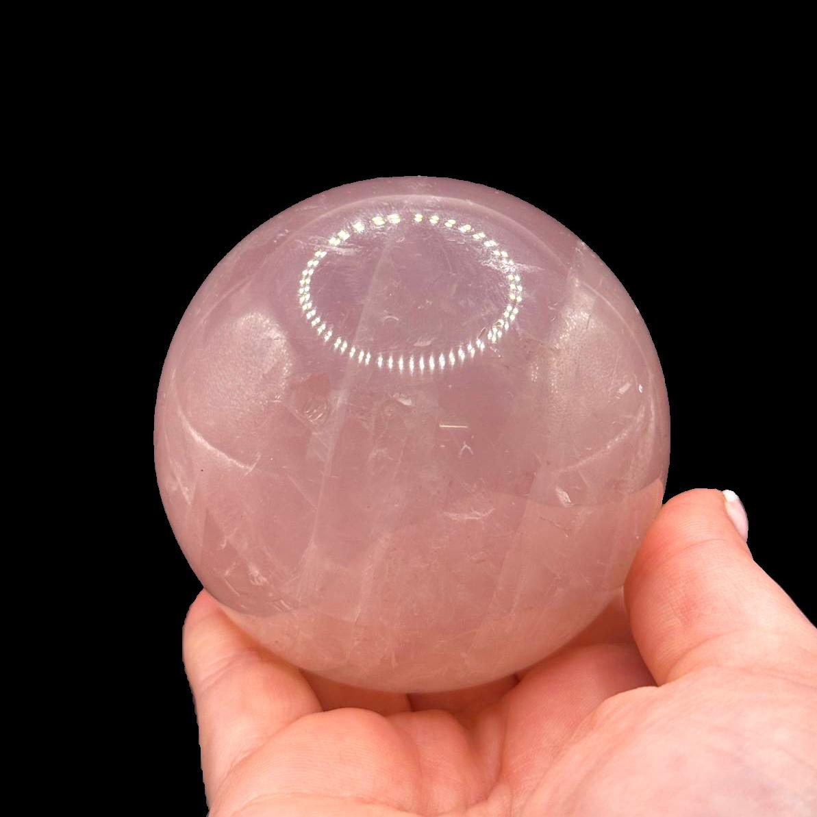 Starlight Rose Quartz Spheres